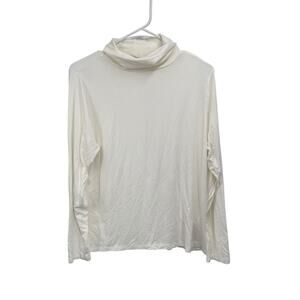 Woolovers Turtleneck Cream Size Large